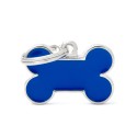 Medaglietta cane Osso Piccolo Blu - Prodotto