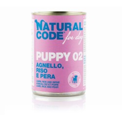 Natural Code Puppy 02 Agnello, riso e pera