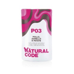 Natural Code P03 Pollo, agnello e patate 70 gr