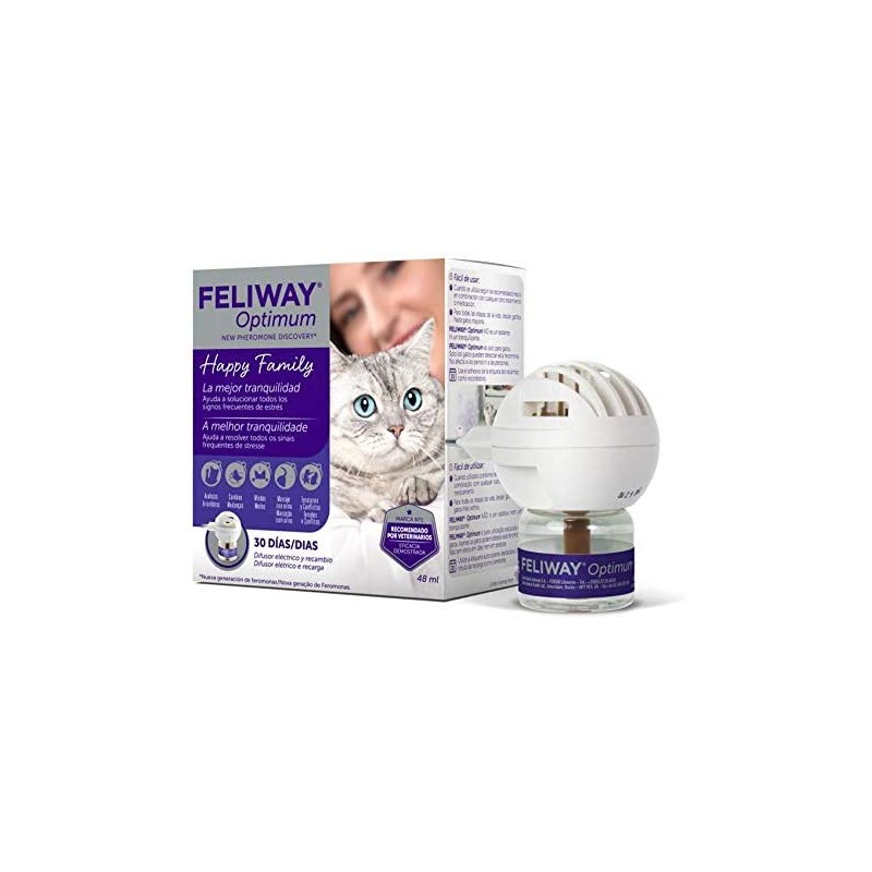 Feliway Optimum diffusore + ricarica 48ml - Biancofarma